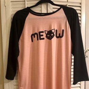 LulaRoe Randy - Meow - size L NWT